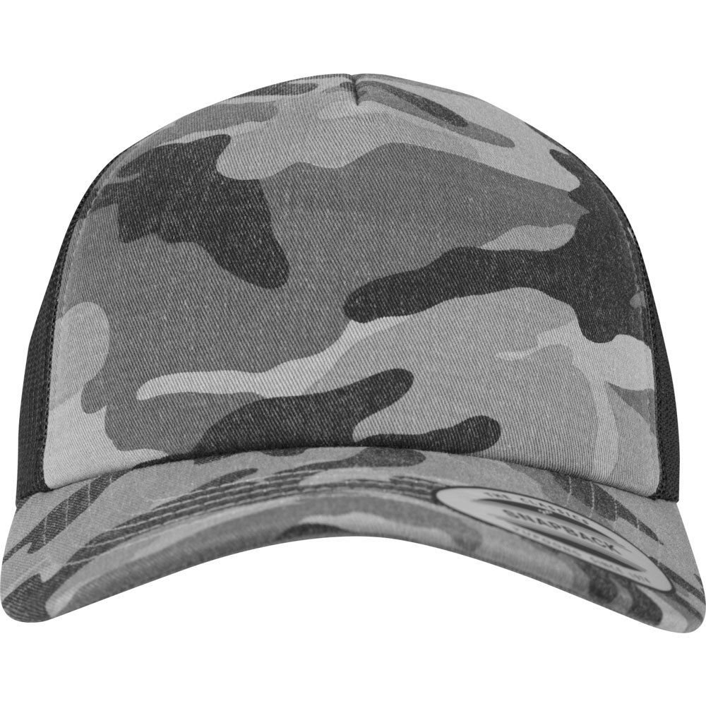 Купить Brandit 7051-166-OS Кепка Camo Trucker Серый  Dark Camo / Black 7ft.ru в интернет магазине Семь Футов