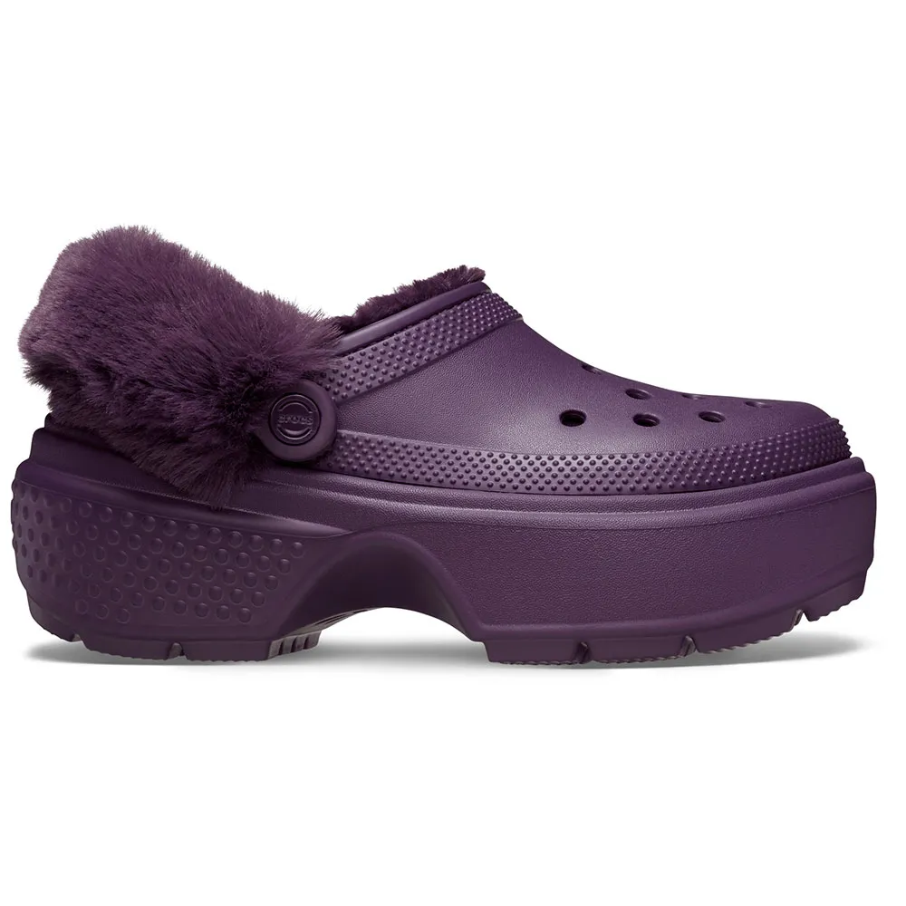Купить Crocs 208546-5as-m4w6 Деревянные башмаки Stomp Lined Dark Iris 35x25x15 EU 36 7ft.ru в интернет магазине Семь Футов