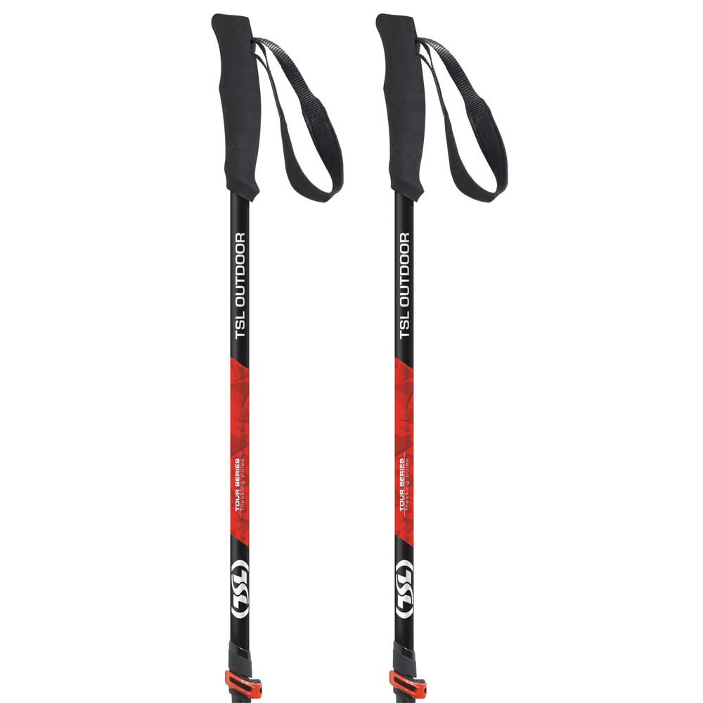 Купить Tsl outdoor PFBTOC3LSW Tour Carbon 3 Light Swing Поляки  Black / Red 72.5-140 cm 7ft.ru в интернет магазине Семь Футов