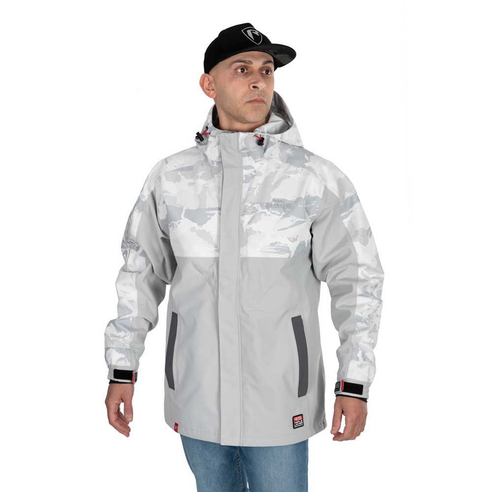 Купить Fox rage NPR459 Куртка Light Triple Layer Серый  White 2XL 7ft.ru в интернет магазине Семь Футов