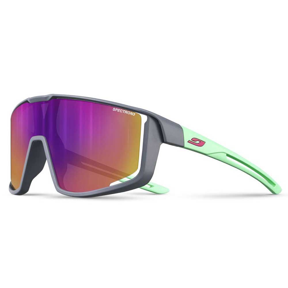 Купить Julbo J5501120 Fury S Солнцезащитные Очки  Grey / Green / Pink Flash Spectron/CAT 3 7ft.ru в интернет магазине Семь Футов