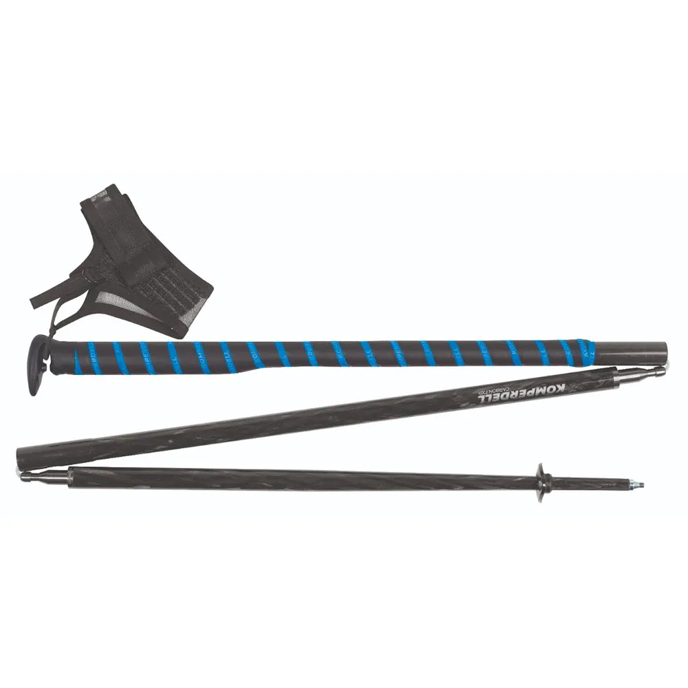Купить Komperdell 1942378-10-125 трости Fxp composite trail Серебристый Blue 125 cm 7ft.ru в интернет магазине Семь Футов
