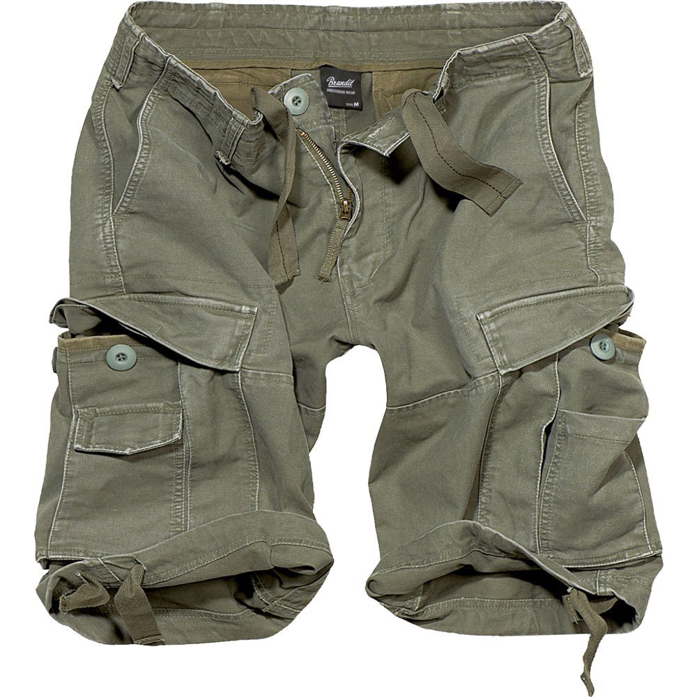 Купить Brandit 2002-1-XXL Шорты Vintage Зеленый  Olive 2XL 7ft.ru в интернет магазине Семь Футов