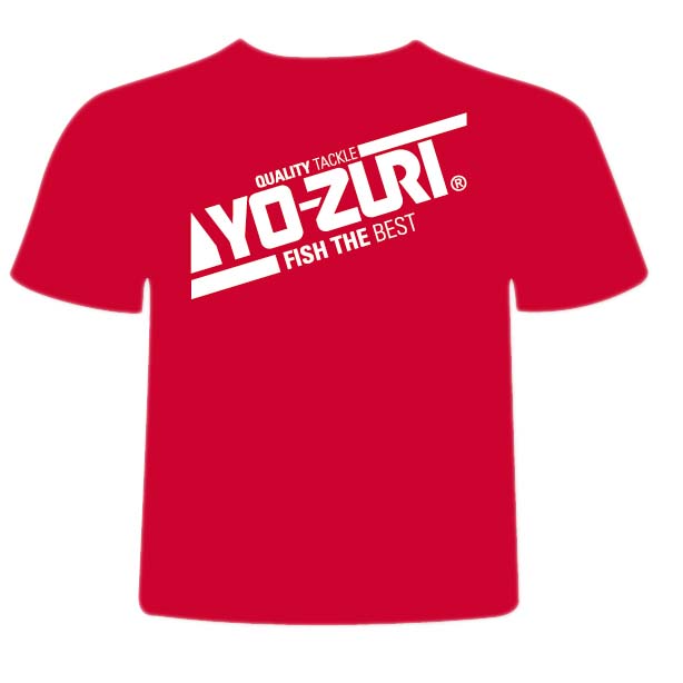 Купить Yo-Zuri 86893 Футболка с коротким рукавом Logo Красный Red S 7ft.ru в интернет магазине Семь Футов