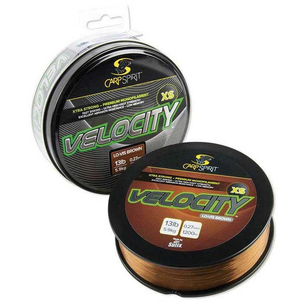 Купить Carp spirit ACS470086 Velocity XS 5000 m Карповая Ловля Lo-Vis Green 0.300 mm 7ft.ru в интернет магазине Семь Футов