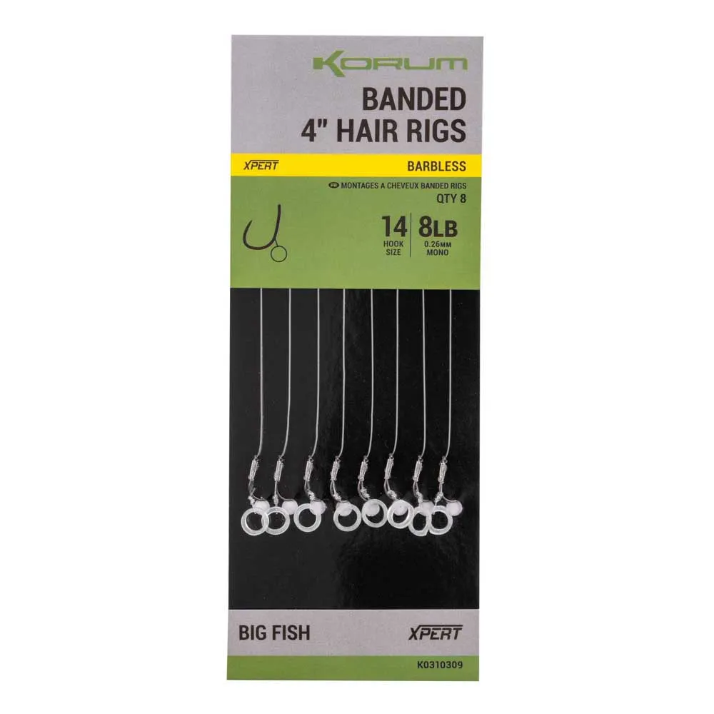 Купить Korum k0310308-unit безбородый связанный крючок Banded Hair Rigs 10 cm Grey 15x10x5 12 7ft.ru в интернет магазине Семь Футов