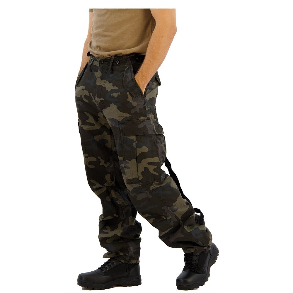Купить Brandit 1001-4-4XL Брюки M65 Vintage Зеленый  Dark Camo 4XL 7ft.ru в интернет магазине Семь Футов