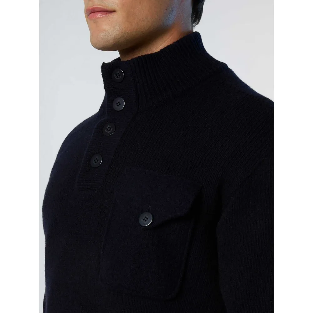 Купить North sails 699203-0802-m Свитер 5GG Half Buttons Navy Blue 35x25x15 7ft.ru в интернет магазине Семь Футов