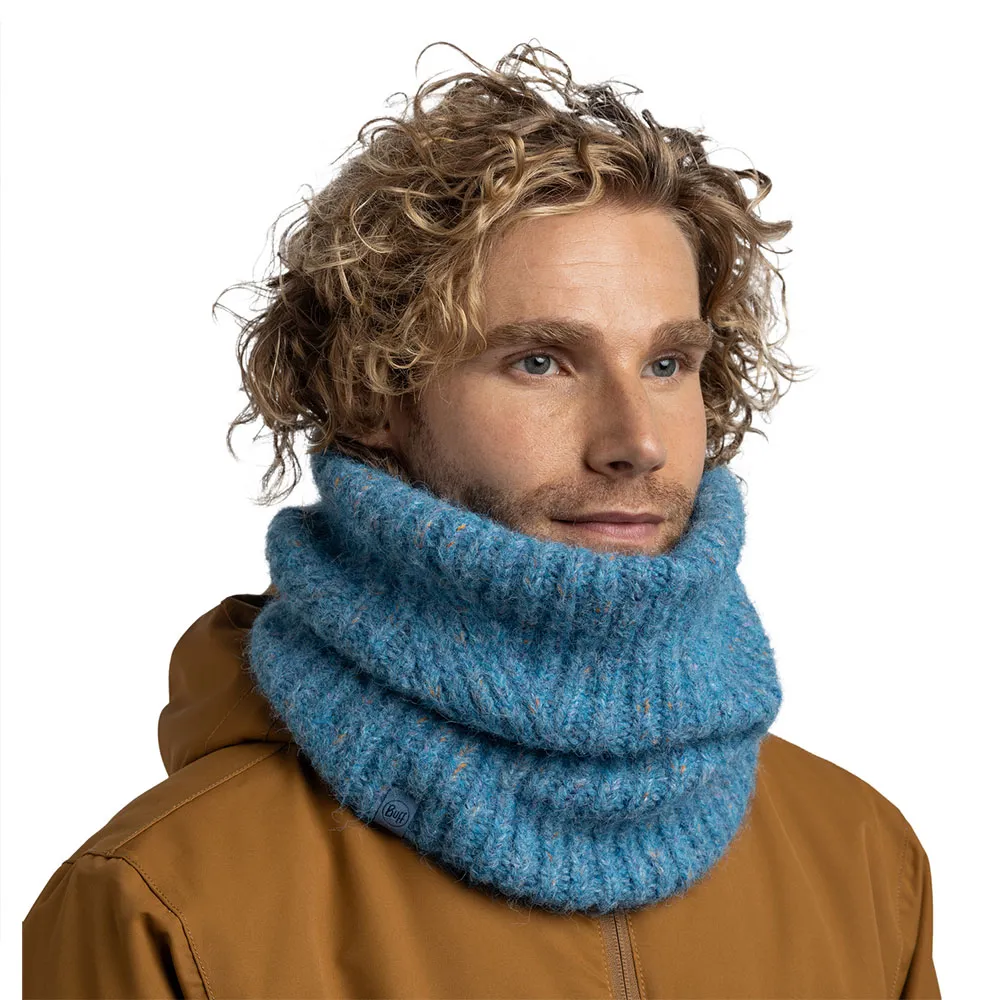 Купить Buff ® 136634.739.10.00 Шарф-хомут Knitted & Fleece Eyla Lake Blue 15x10x5 7ft.ru в интернет магазине Семь Футов