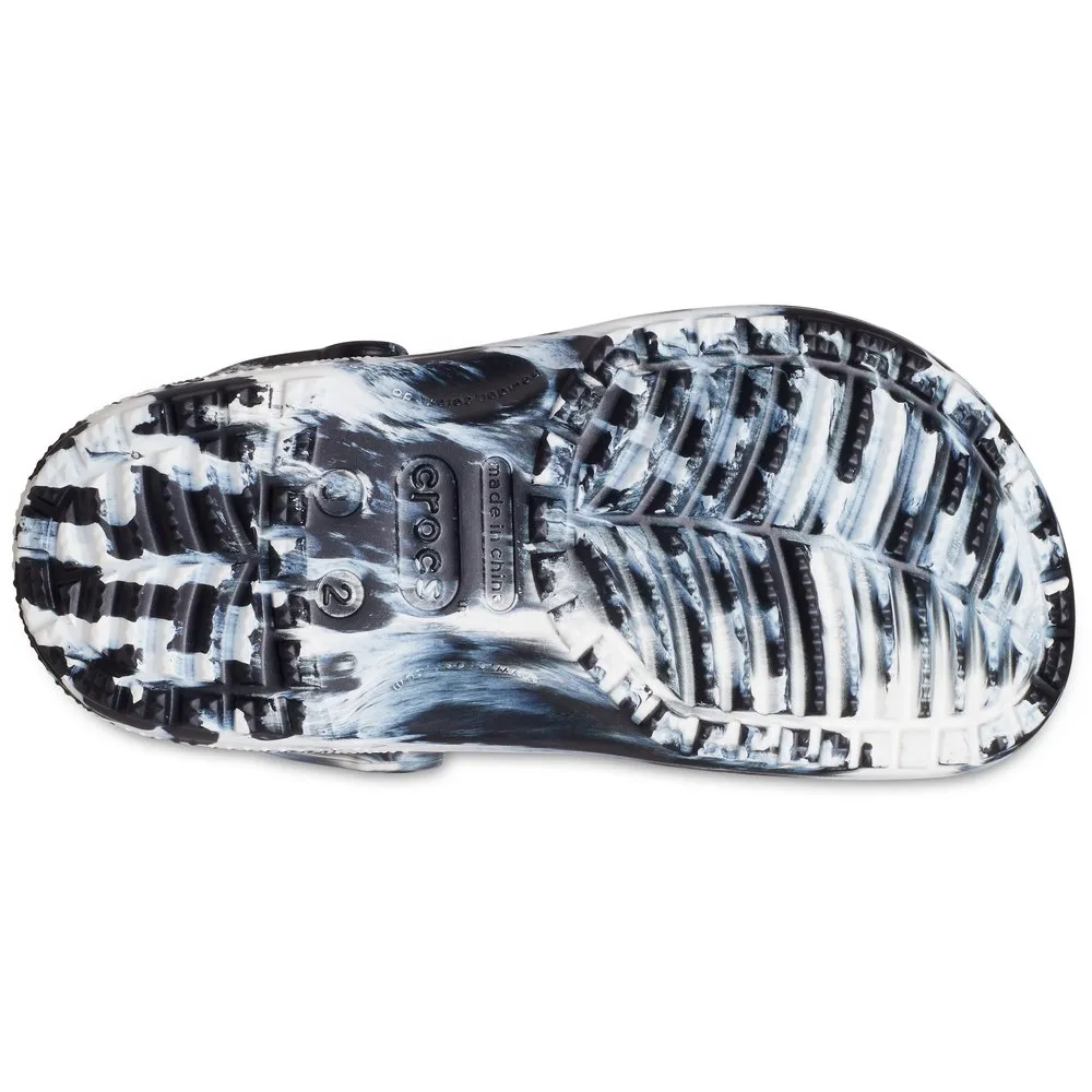Купить Crocs 207464-066b-j1 Деревянные башмаки Classic Marbled Black / White 35x25x15 EU 32 7ft.ru в интернет магазине Семь Футов