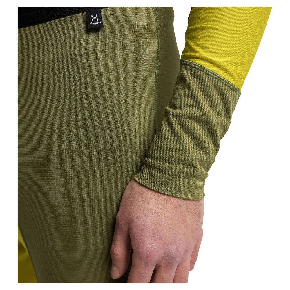 Купить Haglöfs 605093-4W6-S 3/4-дюймовые базовые штаны Natural Blend Tech Желтый Olive Green / Aurora S 7ft.ru в интернет магазине Семь Футов