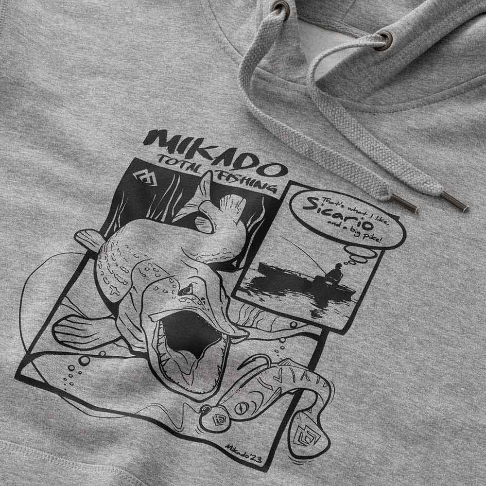 Купить Mikado UMB-02-XL Толстовка с капюшоном Sicario Серый Grey XL 7ft.ru в интернет магазине Семь Футов