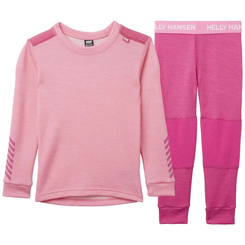 Купить Helly hansen 40526_181-116 Набор базовых слоев Lifa Merino Set Dragon Fruit 60x40x40 5-6 Years 7ft.ru в интернет магазине Семь Футов