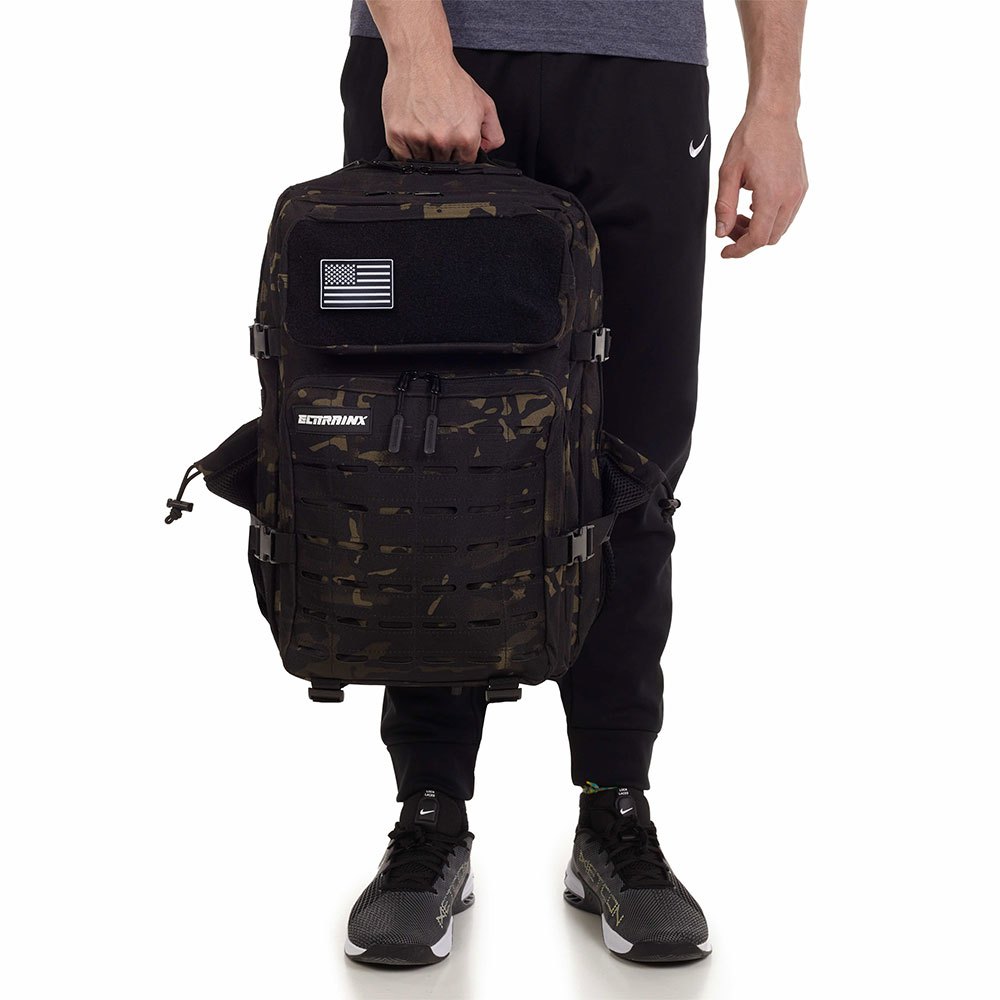 Купить Elitex training X001NT1JBJ V2 45L Тактический рюкзак Коричневый Black Camouflage 7ft.ru в интернет магазине Семь Футов