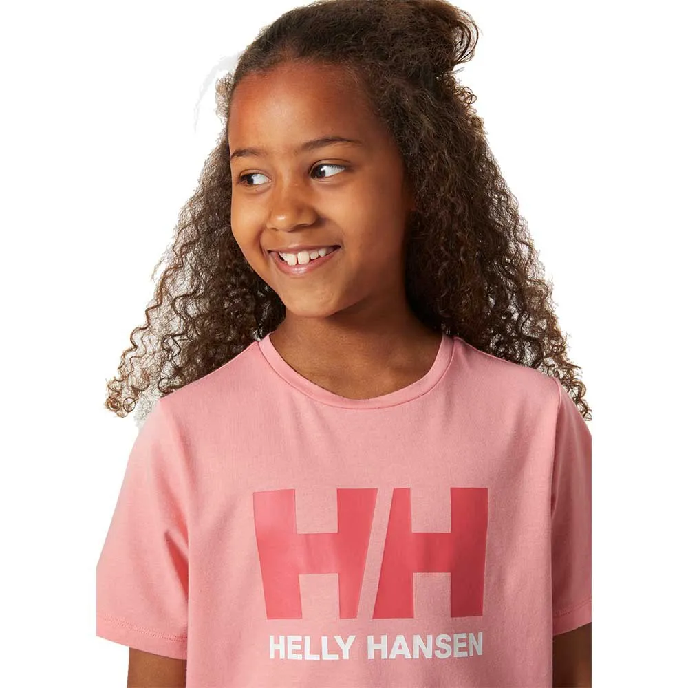 Купить Helly hansen 41709_066-16 Футболка с коротким рукавом Junior Logo Coral Almond 22x13x5 15-16 Years 7ft.ru в интернет магазине Семь Футов