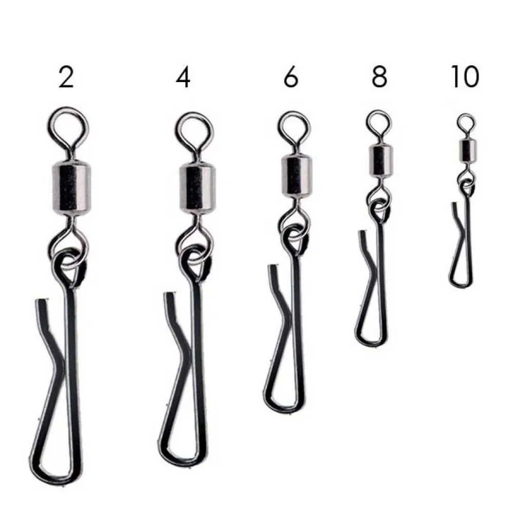 Купить Expert predator 60411 Вертлюжок с застежкой Knotless Connector Серебристый Grey 2 7ft.ru в интернет магазине Семь Футов