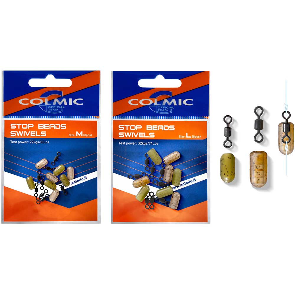 Купить Colmic STOP21 пробки Beads Swivels  Green / Black L 7ft.ru в интернет магазине Семь Футов