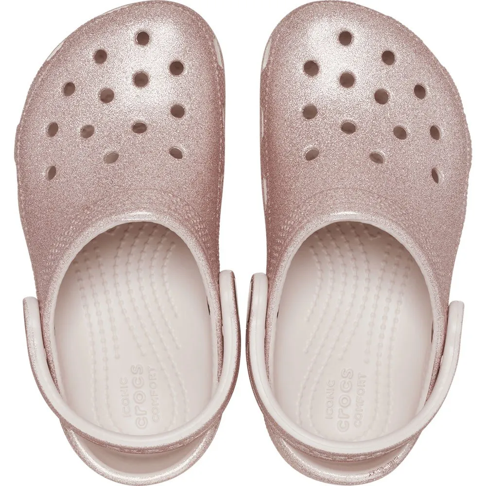 Купить Crocs 206992-6wv-c6 Деревянные башмаки Classic Glitter Quartz Glitter 35x25x15 EU 22 7ft.ru в интернет магазине Семь Футов