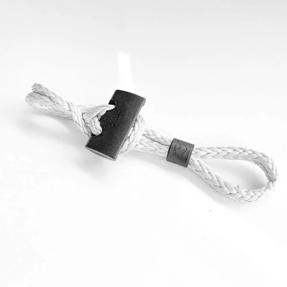 Купить Nodus factory a15011 Текстильный карабин с Т-образной застежкой White / Black 15x8x8 5 mm 7ft.ru в интернет магазине Семь Футов