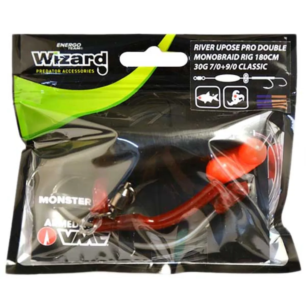 Купить Wizard 79335-903 связанный крючок Monster River Upose Pro Classic Black / Green 7/0-9/0 7ft.ru в интернет магазине Семь Футов