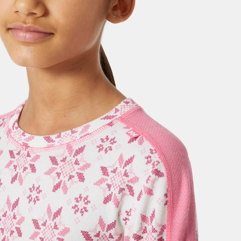 Купить Helly hansen 48179_068-176 Набор базовых слоев Graphic Lifa Merino Youth Sugar Pink 60x40x40 15-16 Years 7ft.ru в интернет магазине Семь Футов