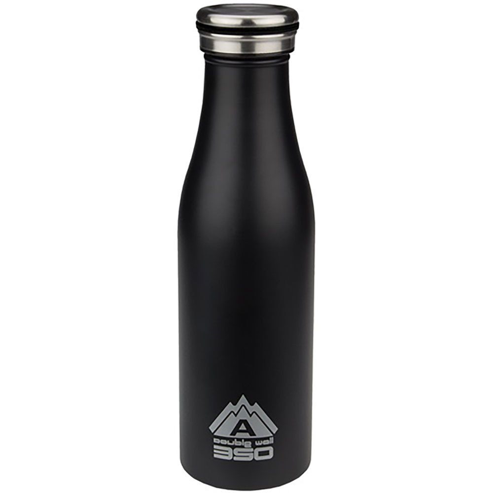 Купить Abbey 21WZ-ZWA Victoria Питьевая бутылка с двойными стенками 450ml Black / Silver 7ft.ru в интернет магазине Семь Футов