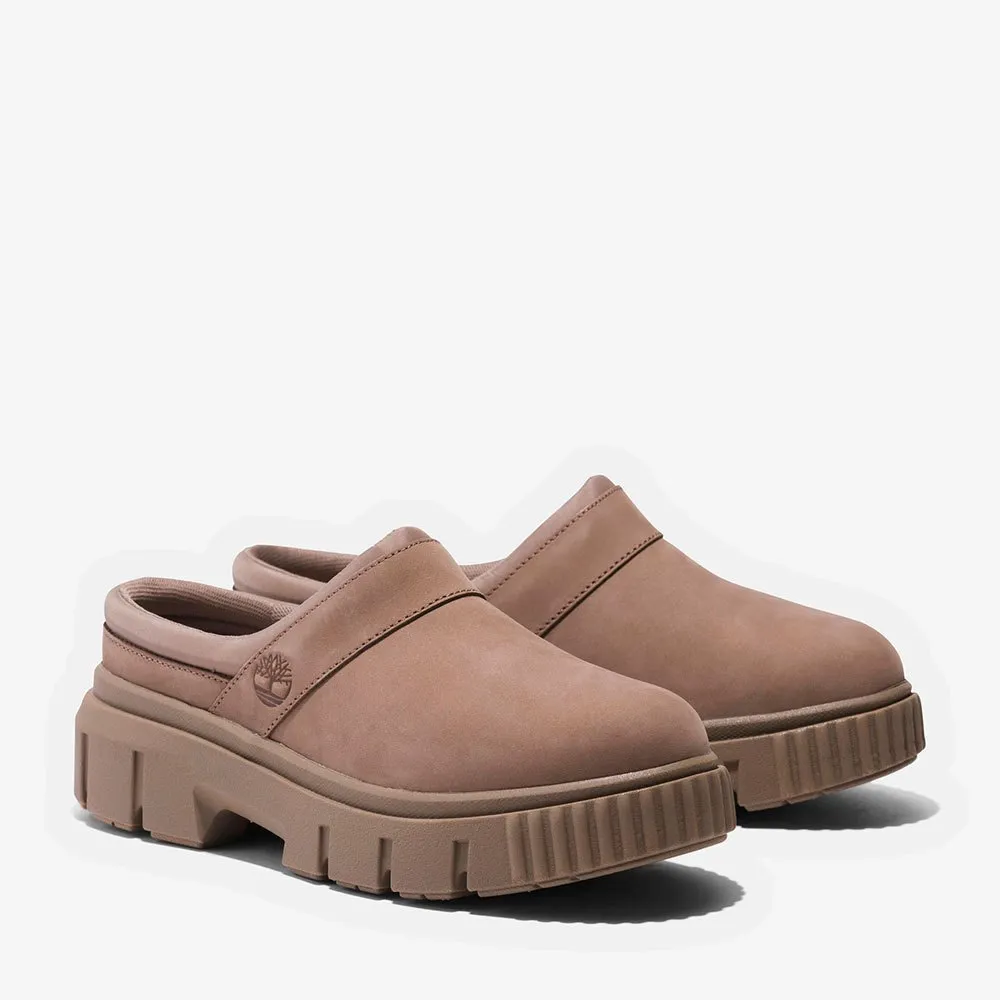 Купить Timberland tb0a64a4en51w-070 Деревянные башмаки Greyfield Taupe Nubuck 35x25x15 EU 38 7ft.ru в интернет магазине Семь Футов
