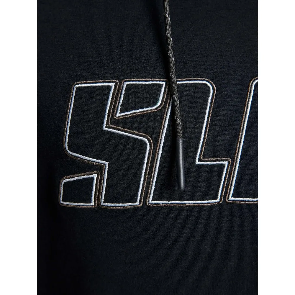 Купить Slam A106009S00-W01-L Толстовка с капюшоном Logo Черный Black Ink L 7ft.ru в интернет магазине Семь Футов