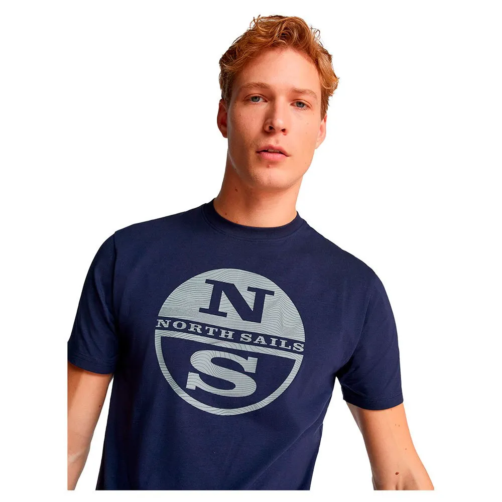 Купить North sails 692798-0802-7 Футболка с коротким рукавом 692798 Graphic Голубой Navy Blue 3XL 7ft.ru в интернет магазине Семь Футов