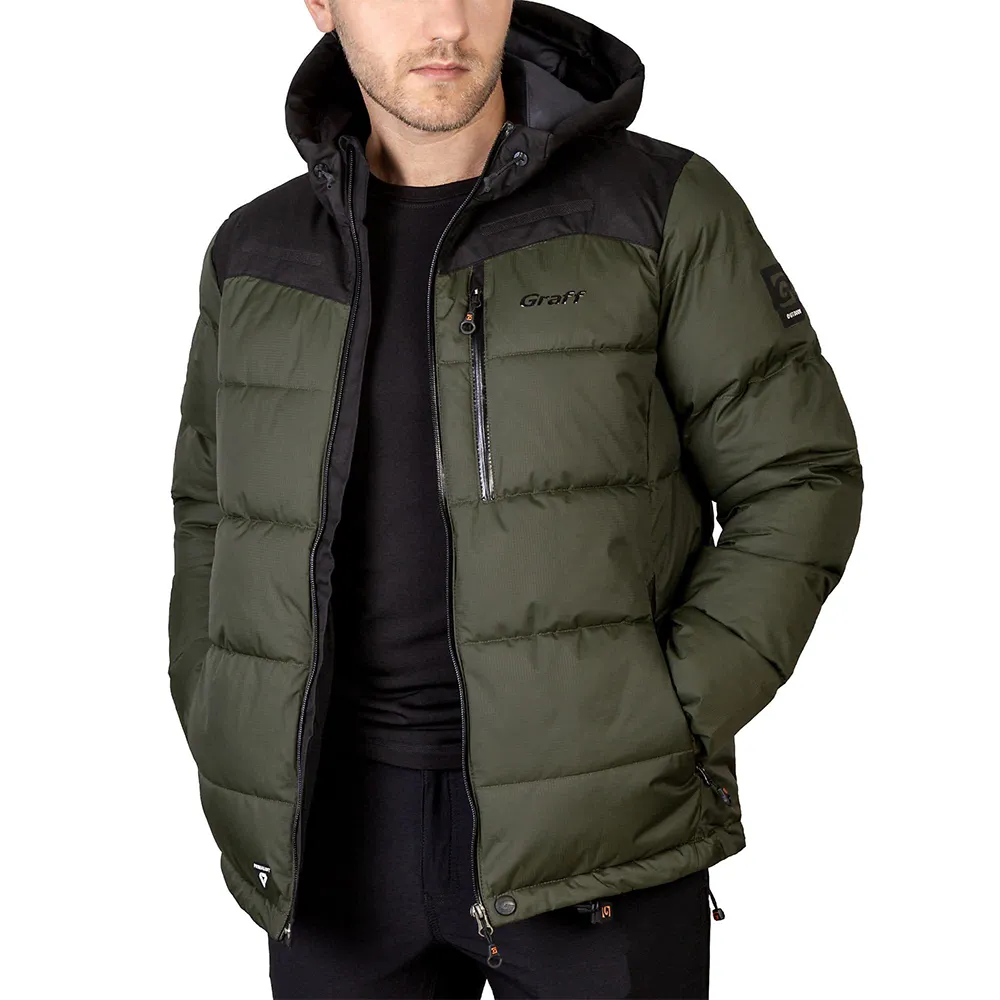 Купить Graff 645-o-m Куртка Primaloft® Quilted 645-O Black / Olive 60x40x25 7ft.ru в интернет магазине Семь Футов