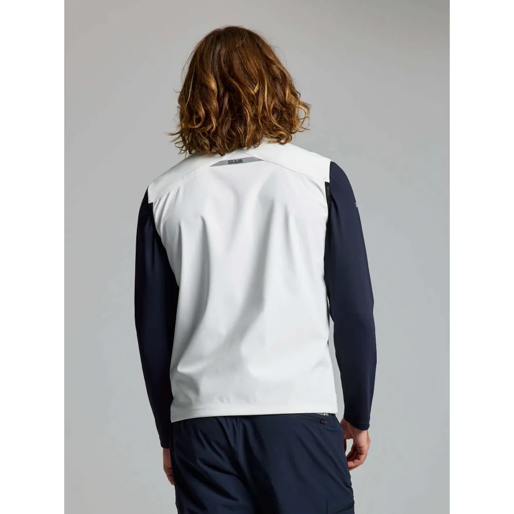 Купить Slam A126002S00-W03-S Жилет Crew Active Softshell Белая  Off White S 7ft.ru в интернет магазине Семь Футов