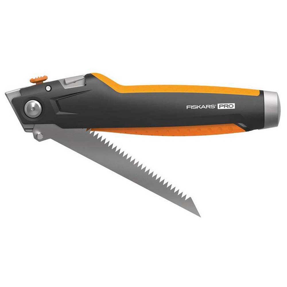 Купить Fiskars 1027226 CarbonMax Строительный нож Серебристый Orange / Black 7ft.ru в интернет магазине Семь Футов