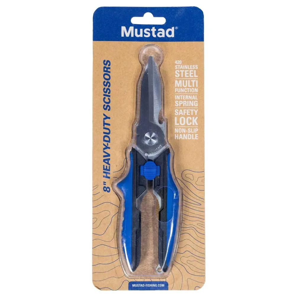 Купить Mustad MTS-008-HD Ножницы MTS008 Голубой  Blue 8´´ 7ft.ru в интернет магазине Семь Футов