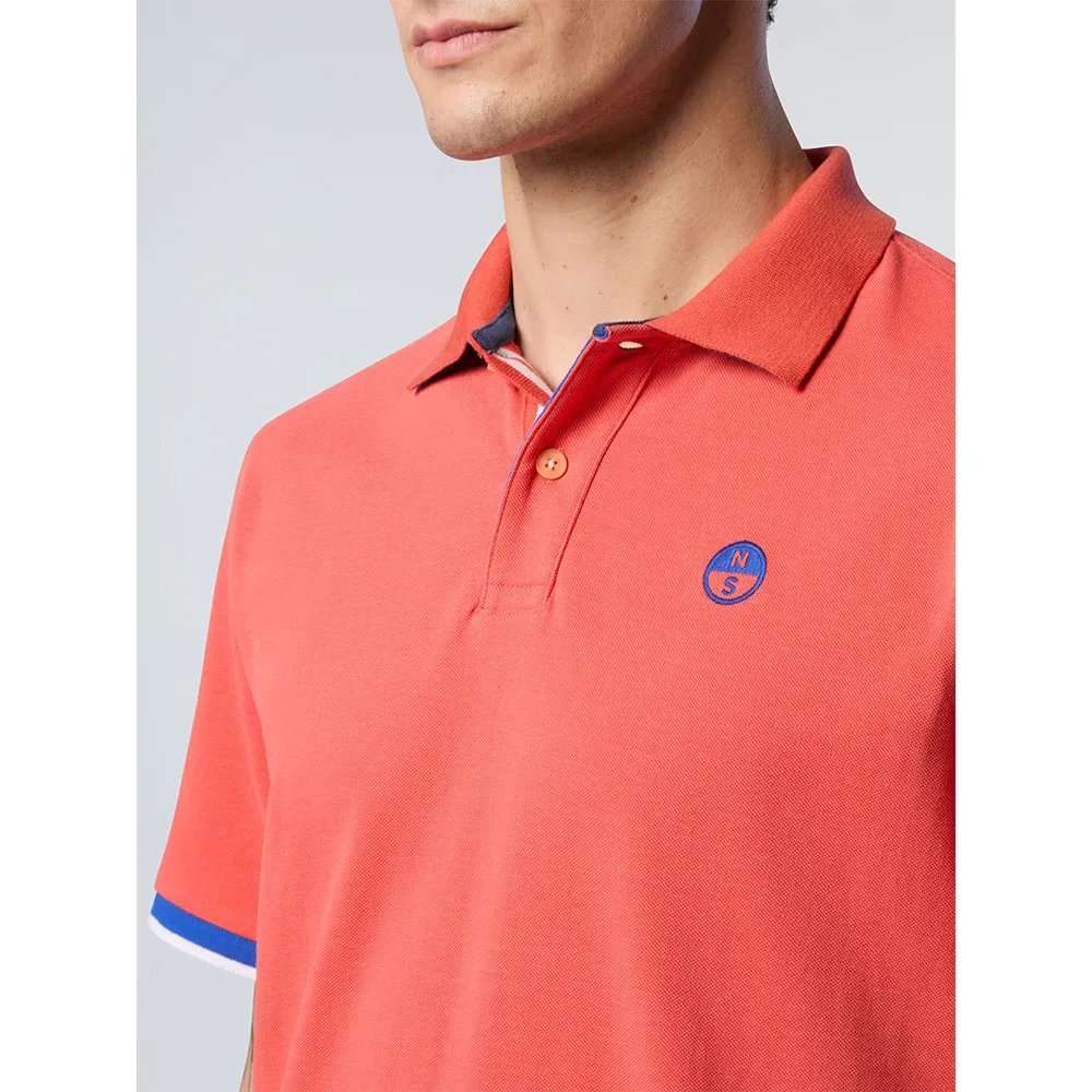 Купить North sails 692445-0251-S Поло с короткими рукавами Graphic 692445 Оранжевый Paprika S 7ft.ru в интернет магазине Семь Футов