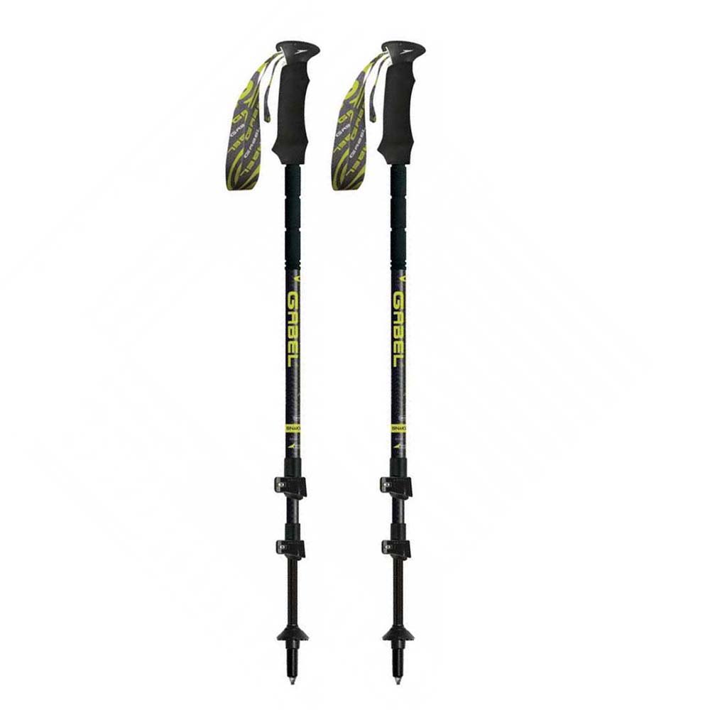 Купить Gabel 700845191 Escape Carbon Tour столбы Серебристый Black / Green 65-142 cm 7ft.ru в интернет магазине Семь Футов