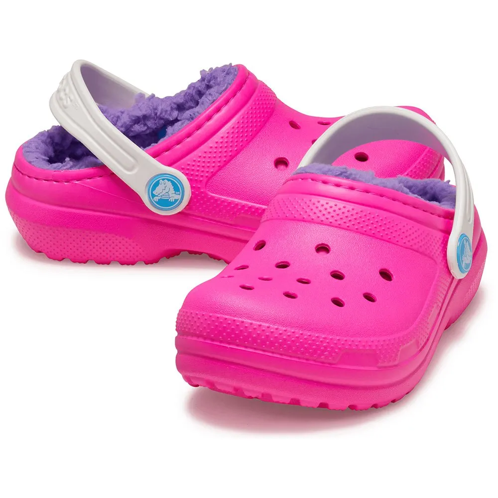 Купить Crocs 207009-6tx-c5 Деревянные башмаки Classic Lined Pink Crush / Multi 35x25x15 EU 20 7ft.ru в интернет магазине Семь Футов