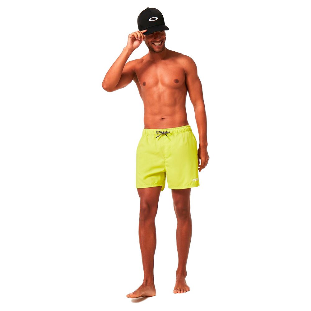 Купить Oakley FOA404310-762-XL Плавки Beach Volley 16´´ Желтый  Sulphur XL 7ft.ru в интернет магазине Семь Футов