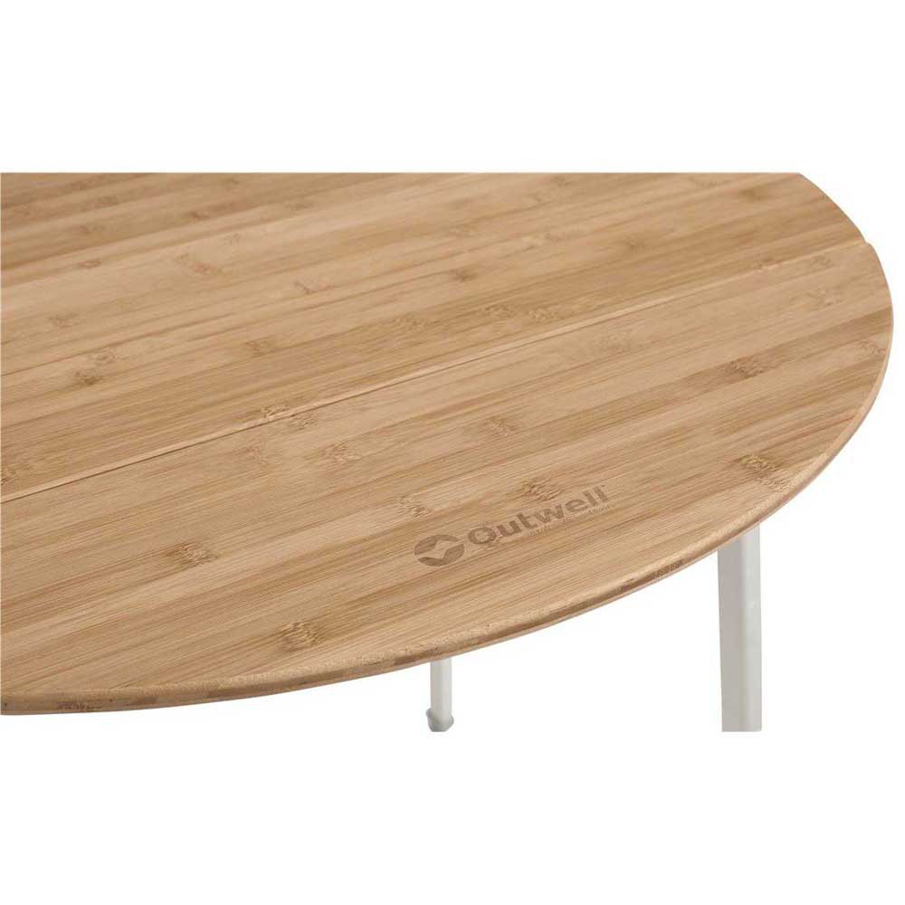 Купить Outwell 531168 Custer Круглый стол Коричневый Bamboo / Aluminium 7ft.ru в интернет магазине Семь Футов