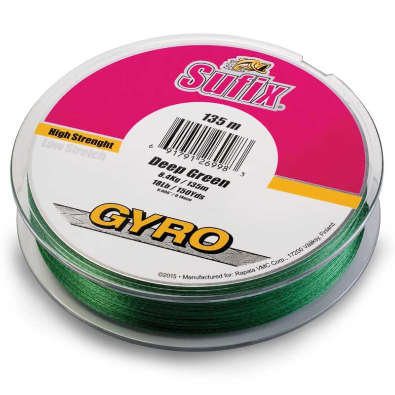 Купить Sufix 060035210 Gyro 250 m Плетеный  Deep Green 0.500 mm 7ft.ru в интернет магазине Семь Футов