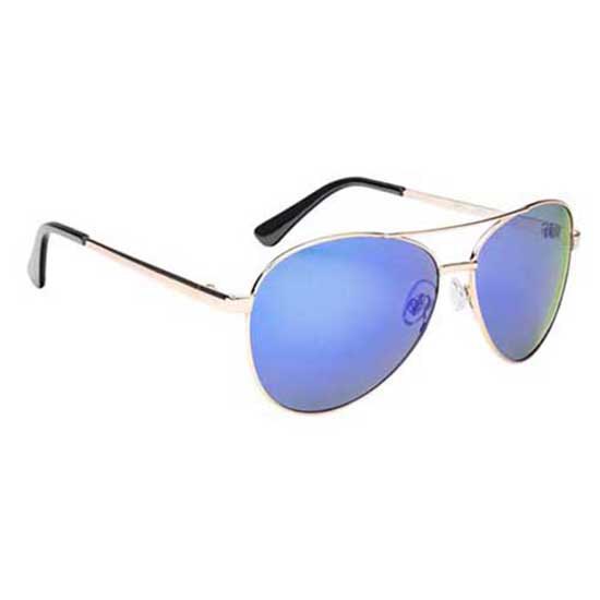 Купить Strike king SG-SKP423 поляризованные солнцезащитные очки Plus Flyer Shiny Gold / White Blue Mirror Grey 7ft.ru в интернет магазине Семь Футов