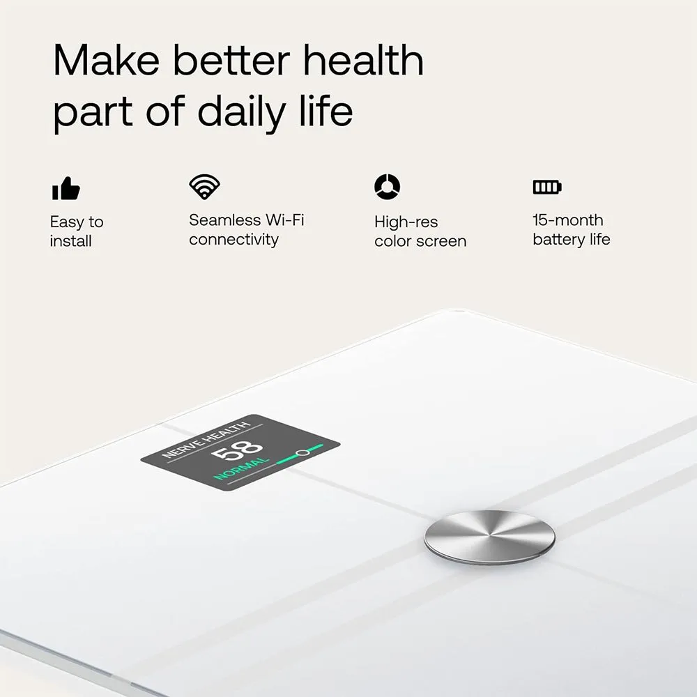 Купить Withings wit3700546708053 Весы Body Comp White 35x30x15 7ft.ru в интернет магазине Семь Футов