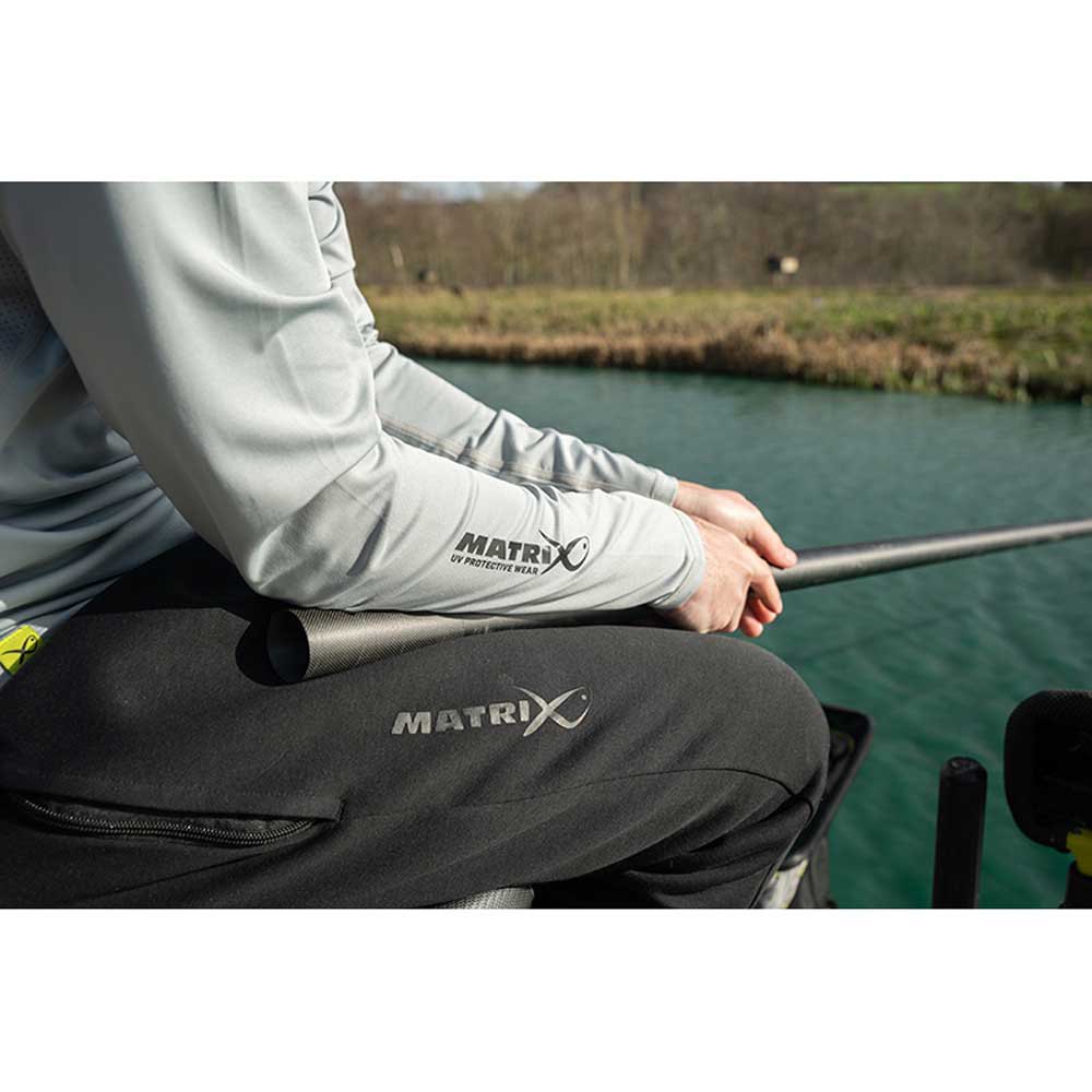 Купить Matrix fishing GPR319 Футболка с длинным рукавом UV Protective Серый Silver XL 7ft.ru в интернет магазине Семь Футов