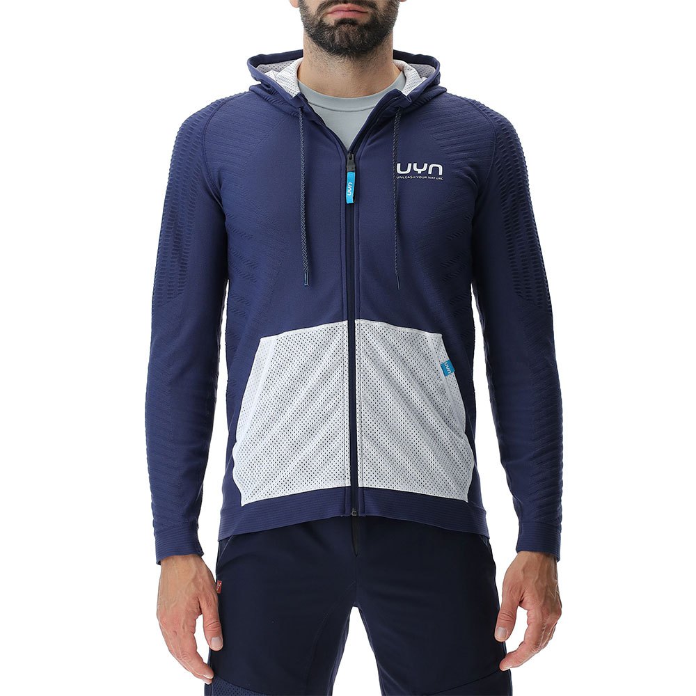 Купить UYN O102531-K859-L Толстовка на молнии Skipper Голубой Blue Deep L 7ft.ru в интернет магазине Семь Футов