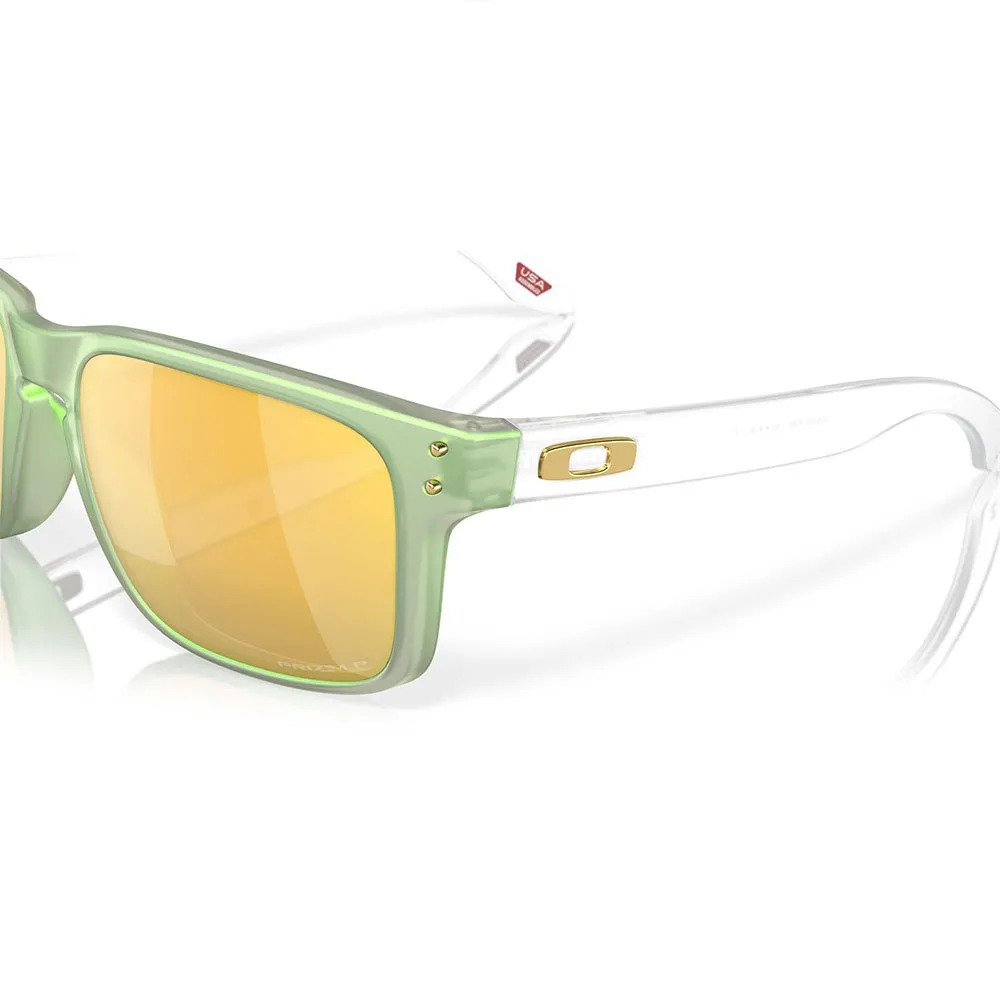 Купить Oakley OO9102-Y055 поляризованные солнцезащитные очки Holbrook Золотистый Dark Jade Opaline Prizm 24K Polarized/CAT3 7ft.ru в интернет магазине Семь Футов