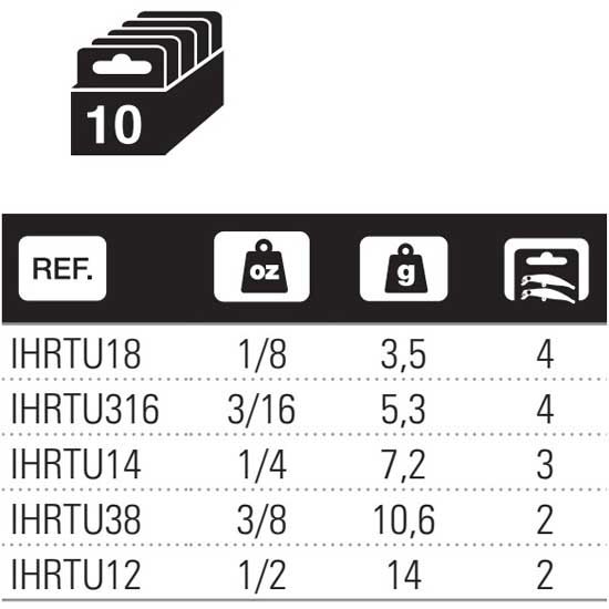 Купить Hart IHRTU12-UNIT Round Drop Shot Вести Серебристый  Silver 14 g 7ft.ru в интернет магазине Семь Футов