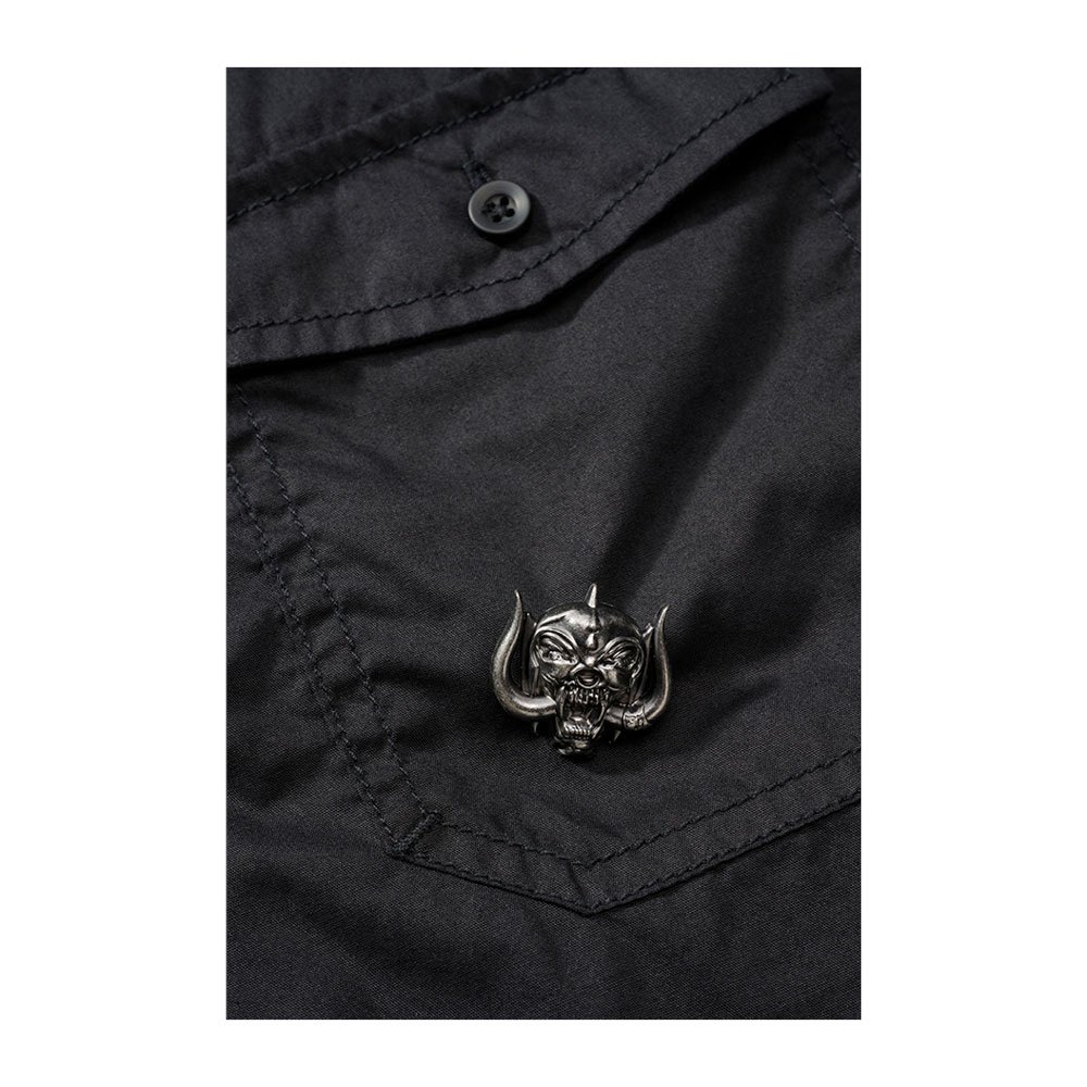 Купить Brandit 61011-2-L Рубашка с коротким рукавом Motörhead Черный Black L 7ft.ru в интернет магазине Семь Футов