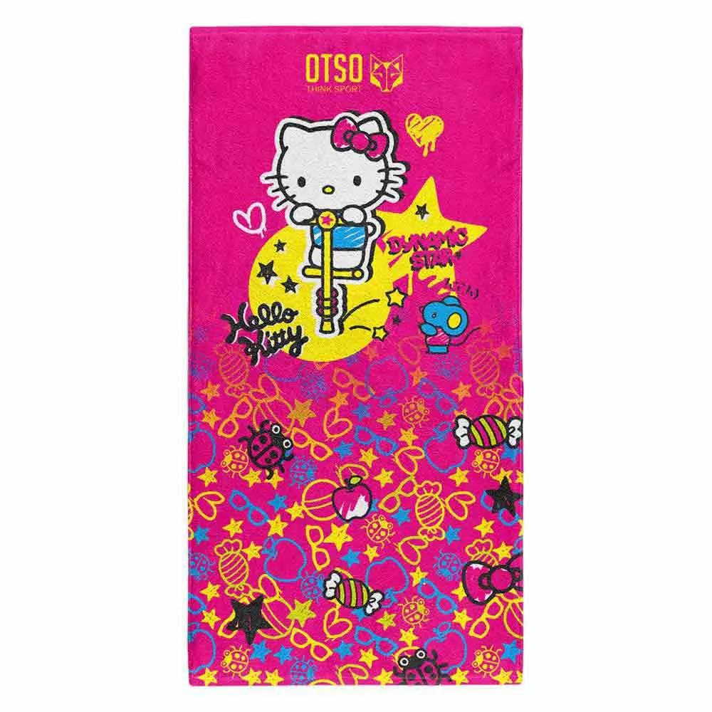 Купить Otso TOWEL-HKSPARKLE24-WUSZ полотенце Hello Kitty Sparkle  Light Brown 150x75 cm 7ft.ru в интернет магазине Семь Футов