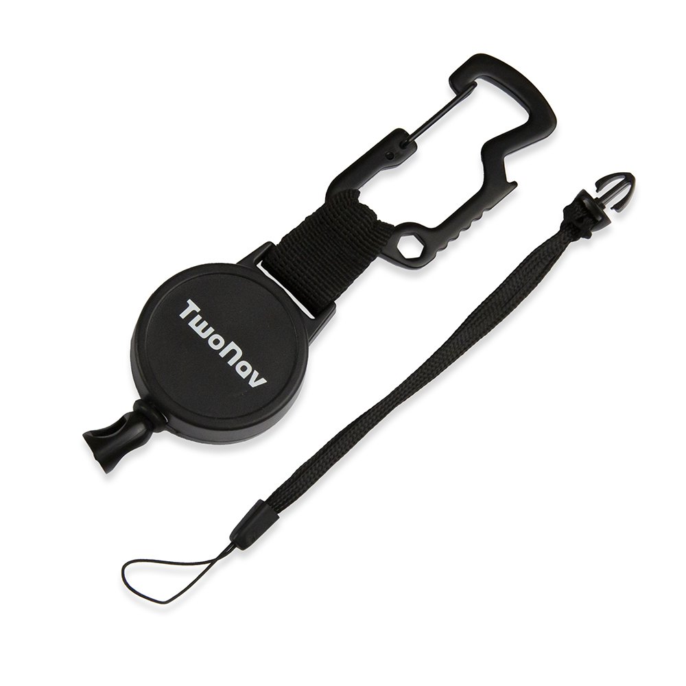 Купить TwoNav 3149 Multifunctional Retractable Lanyard Lanyard Выдвижной ремешок Black 7ft.ru в интернет магазине Семь Футов