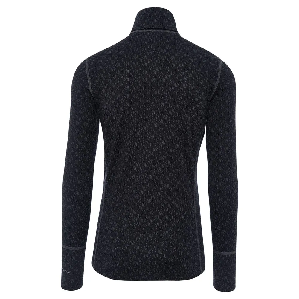 Купить Thermowave XTRM451-990-M Базовый слой с длинным рукавом Merino Xtreme Turtle Neck Black / Dark Grey Melange M 7ft.ru в интернет магазине Семь Футов