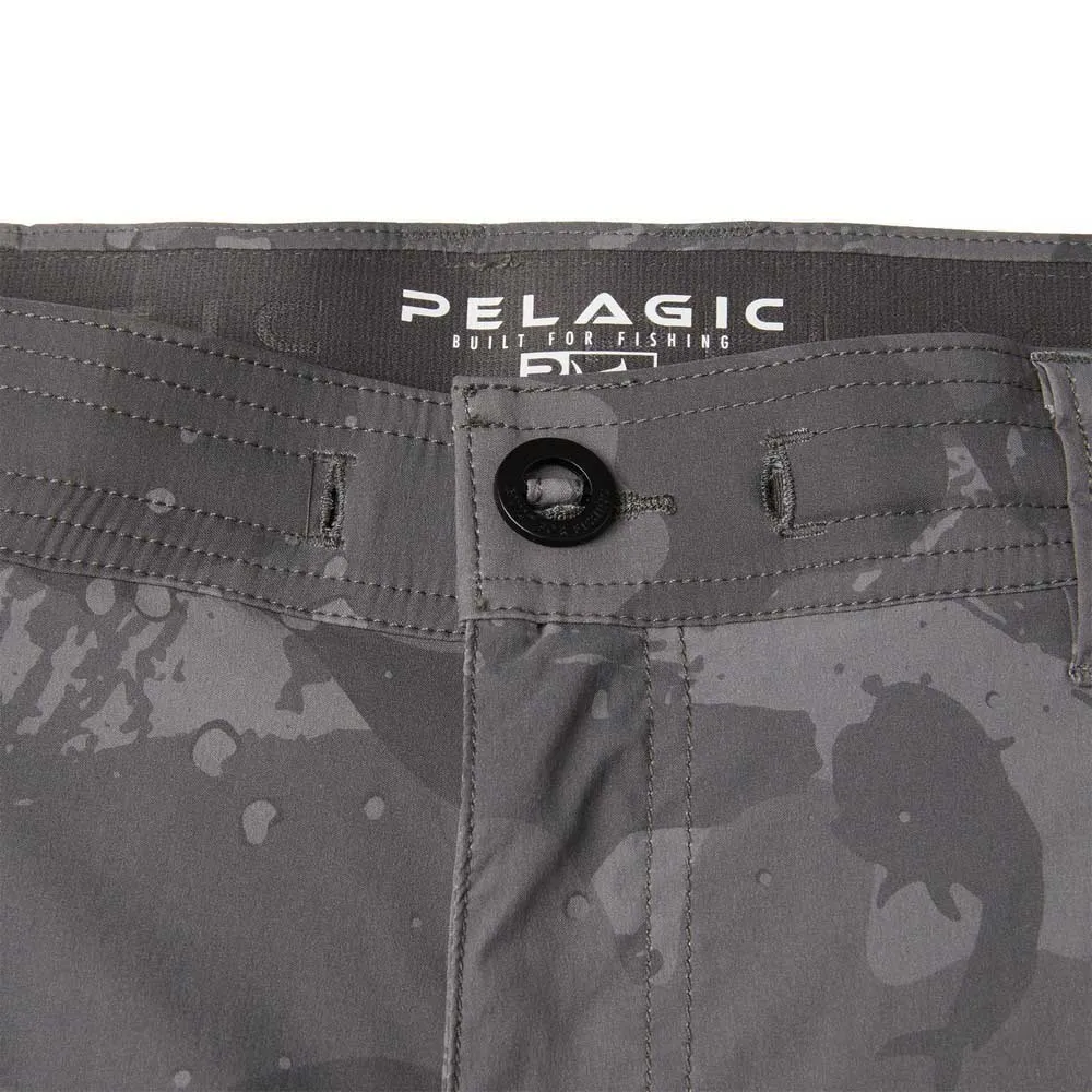 Купить Pelagic 1002252000-gra-30 Шорты Flyline Brush Camo 19´´ Graphite 30x20x10 7ft.ru в интернет магазине Семь Футов